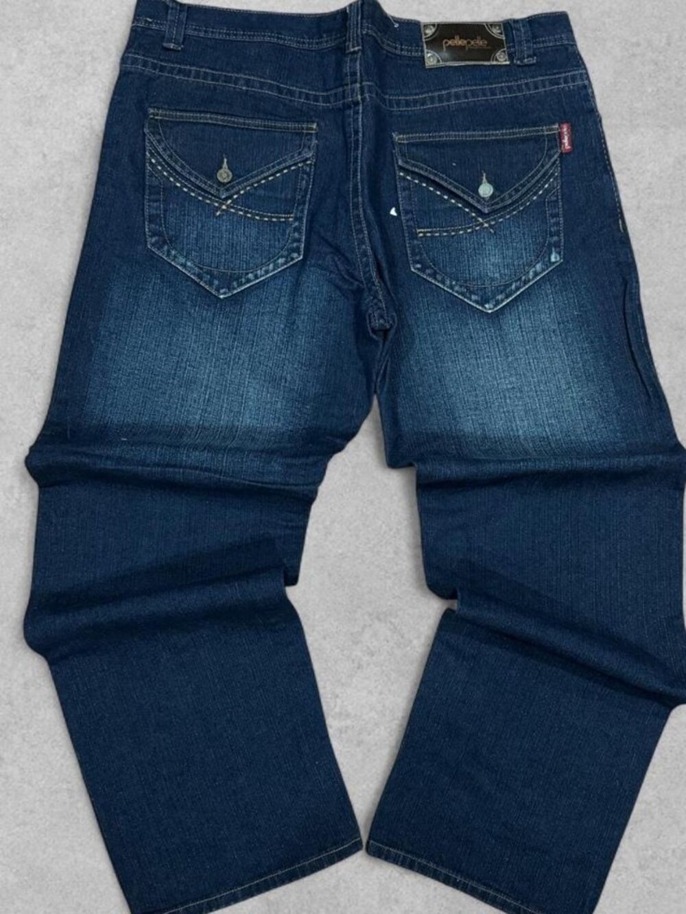 Pelle Pelle Y2K Baggy Jeans Dark Denim